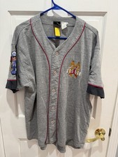 Vintage 90s Nike Air Jordan 23 Baseball Jersey, grey , Men  s Size Large