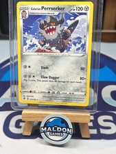 Galarian Perrserker 127/192 Rebel Clash Rare NM 2020