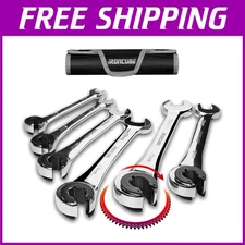 Air Conditioning Line Ratchet Wrench Set - 6 Sizes