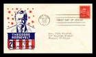 DR JIM STAMPS US COVER THEODORE ROOSEVELT 6C FDC KEN BOLL CACHET CRAFT