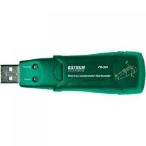 4069396 Extech EXTECH VB300 3-Achsen-Beschleunigungsmesser Datenlogger für Besch