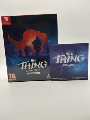 The Thing Remastered Deluxe Edition Nintendo Switch NEW Sealed Collector s PEGI
