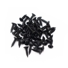 50pcs Matte Black 3MM Durable Guitar Pickguard Screws - Pick Guards  Scratch Pl