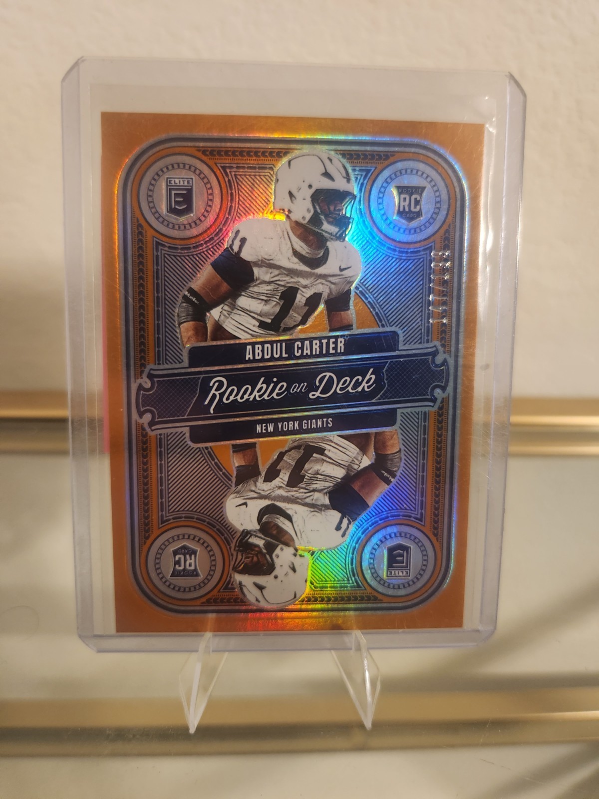 Abdul Carter - 2025 Panini Donruss Elite No. 7 RC Rookie on Deck #147/199