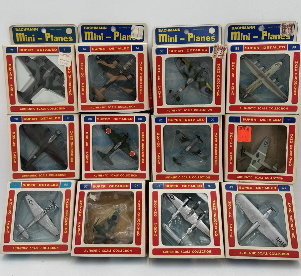 Bachmann Vintage Manufacture Diecast Aircrafts & Spacecrafts for