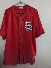 Majestic St. Louis Cardinals Red Fan Jersey MLB Baseball Officially Licensed
