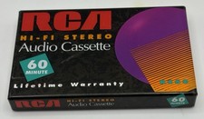 RCA Hi Di Audio Cassette New Sealed Cassette Tape 60 Minutes