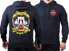 Hoodie New York City Fire Dept. Brooklyn Bridge (E-205/L-118)