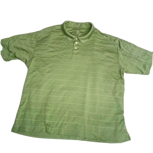 Camisa polo Dockers Premium Golf para hombre XL rayas verdes - Imagen 1 de 2