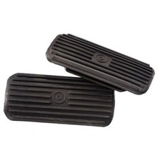 Equiroyal Black Ridged 4 1/2" Stirrup Pads horse tack equine 24-177
