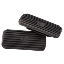 Equiroyal Black Ridged 4 1/2" Stirrup Pads horse tack equine 24-177