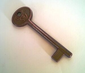 Key Agb Patent N.7 Bronzed Port Internal Basement Lock Slip Metal