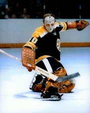 Color 8x10 photo of Boston Bruins legend Gerry Cheevers 1 Vol. 2