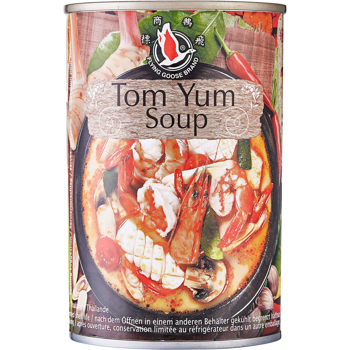 Sopa Tom Yum Picante Y Ácida Flying Goose Range 400ml