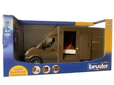 Bruder Mercedes Benz Sprinter UPS Truck - 1/16  w/ Pallet Jack & Driver Age 4+
