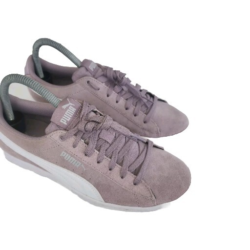 Puma Shoes Womens M Vikky Sneakers Light Plum Suede Almond Toe Lace