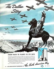 Curtiss-Wright CW-21 North American Aviation Inc Inglewood CA Vtg Mag Print Ad