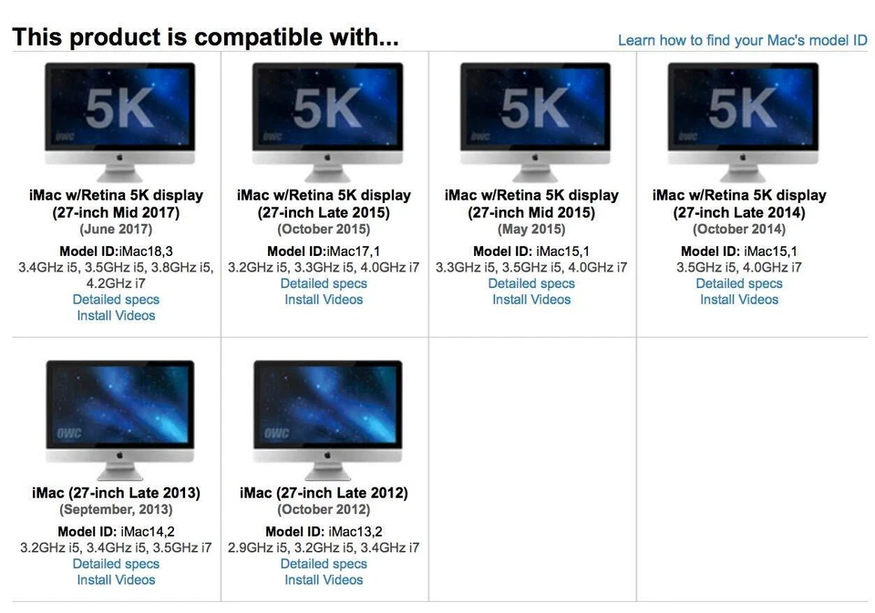 OWC 2.0TB SSD Upgrade Bundle for 2012-2019 27" iMacs with Fusion Drive - Image 4 of 4