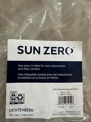 Sun Zero Lichtenberg 100 In X 63 In Einem Paneel Paar | CC-PRT ECR