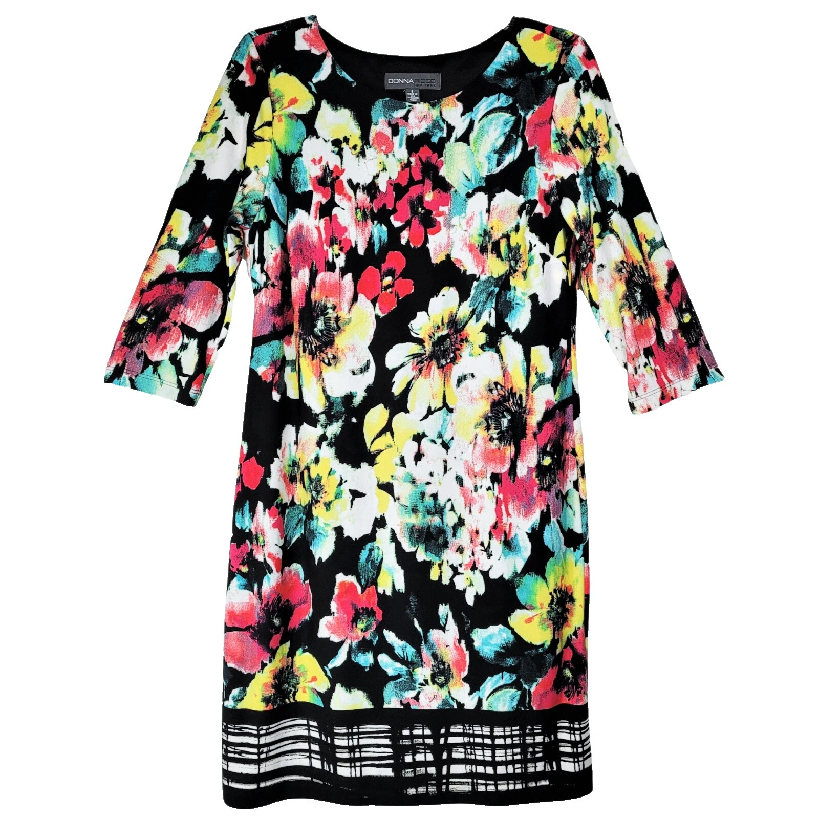 Donna Ricco Fiesta/Cóctel Vestidos rectos para Mujeres