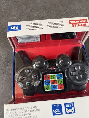 Lot De 10 Manettes PS3 Sans Fil Big Ben - Noir, Bluetooth (avec Câble De Charge?) - Neuf