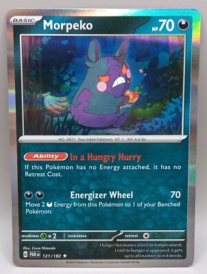追加koropeko Pokemon MORPEKO 121/182 Paradox Rift - RARE HOLO - - MINT | eBay