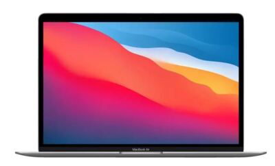 APPLE MacBook Air (M1,2020) 13,3 Zoll, 8 GB RAM, 256 GB SSD, M1 GPU, Space Grau