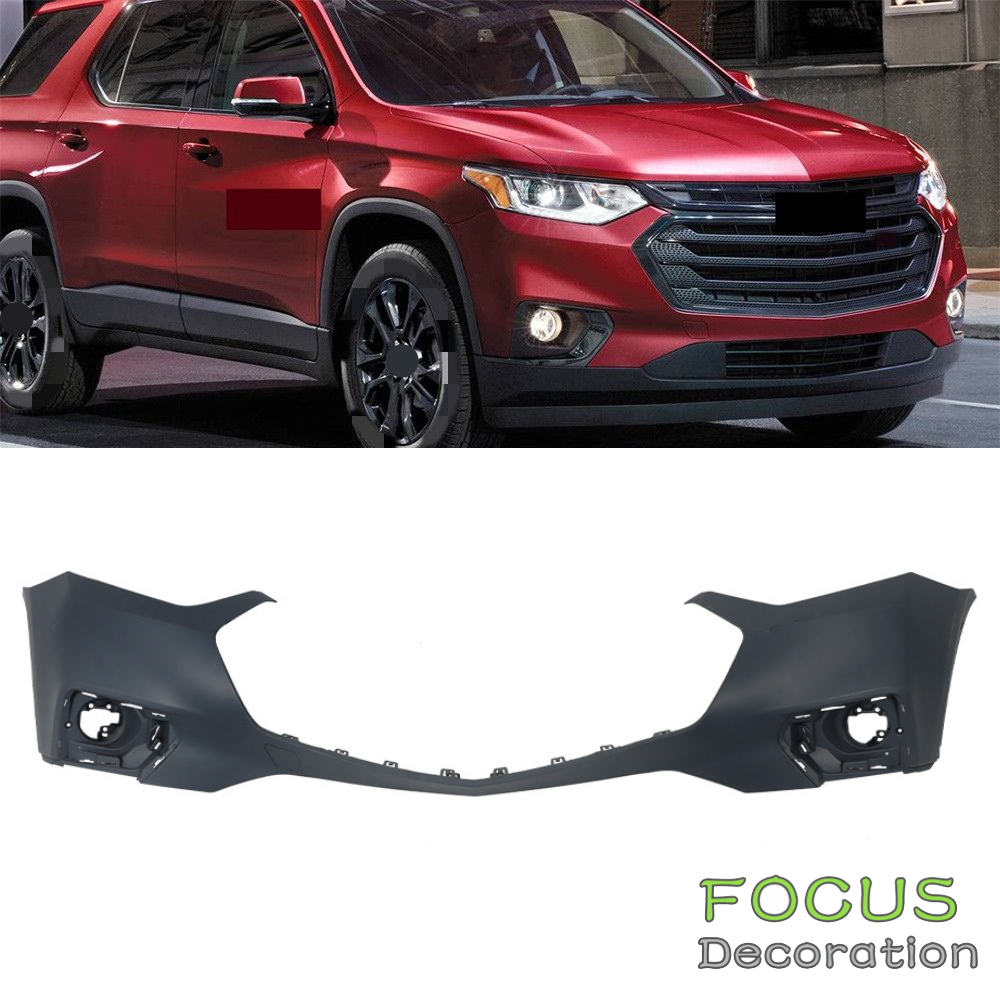 Primed Front Bumper Cover for 2018-2021 Chevy Traverse Replacement