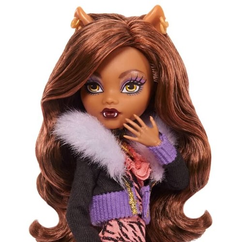 Monster High Clawdeen Wolf Reproduction Doll, Pet Kitty Cat & Stand New Original - Picture 3 of 8
