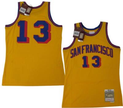 1962-63 Wilt Chamberlain #13 Warriors Mens Mitchell & Ness