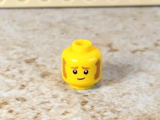 LEGO Sideburns Head Smile Concerned Dad Grandpa Teacher Friend Funeral Face