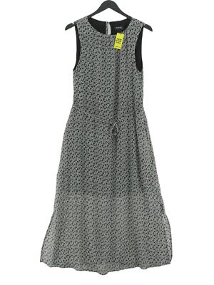 Monki Women's Maxi Dress S White 100% Polyester Sleeveless Long
