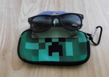 MINECRAFT TODDLER BOYS SUNGLASSES WITH CASE - NWT