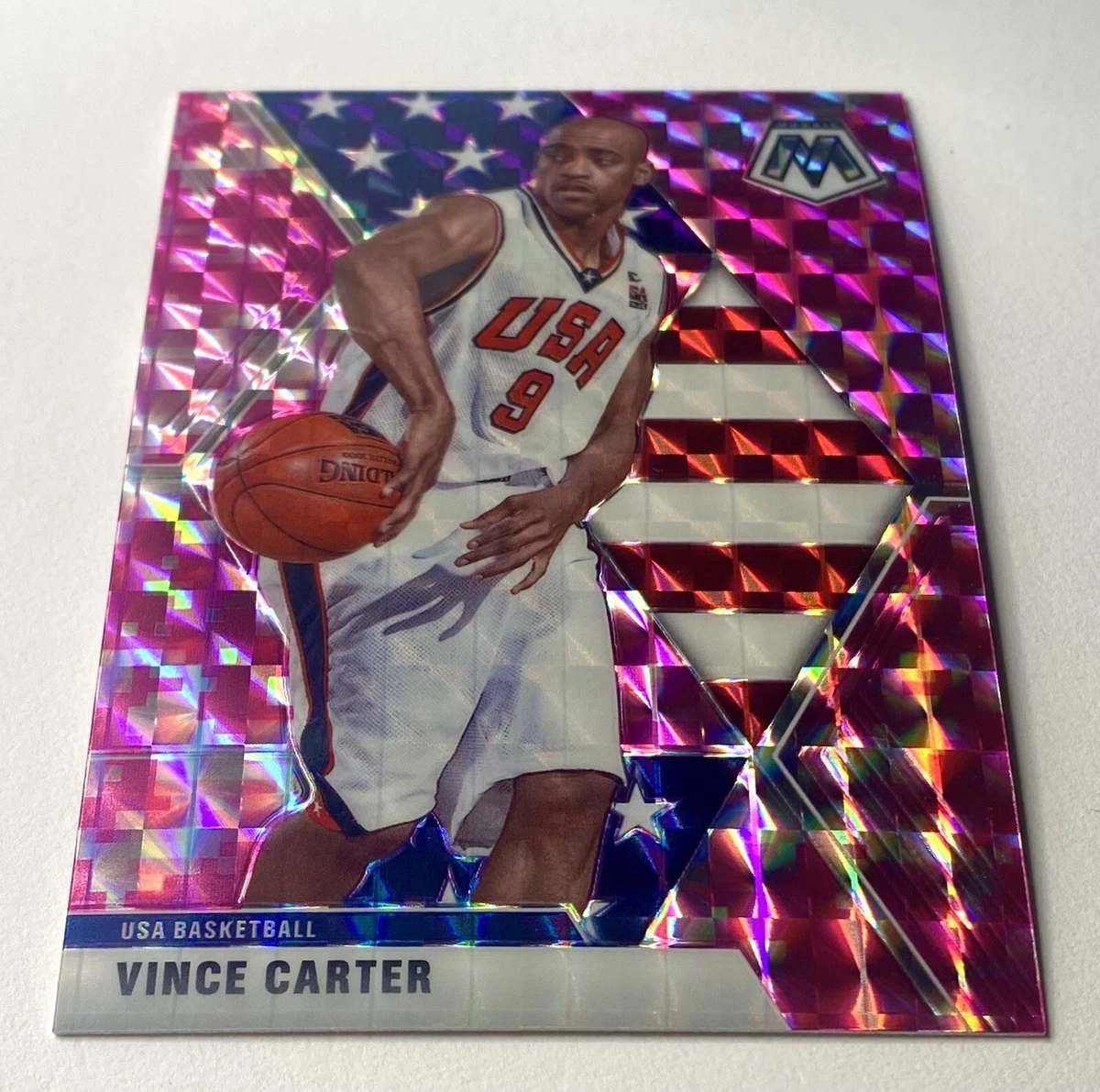 Vince Carter 2019-20 Panini Mosaic Silver Prizm Usa #258