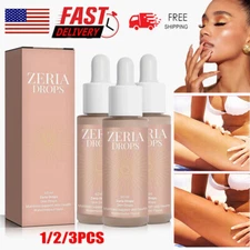 Zeria Drops Sunless Tanning Drops Natural Self Tanning Drops Sun-Kissed Glow~ US