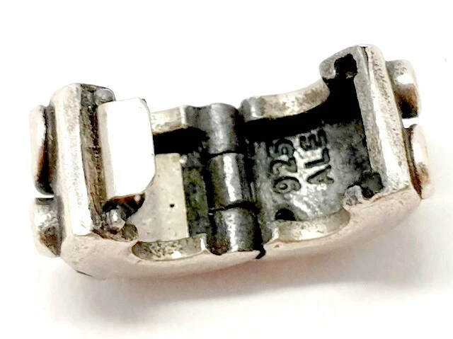 Pandora Clip Stopper Swirl Sterling Silber 925 Strudel mit Pink Zirkonia - Bild 3 von 3