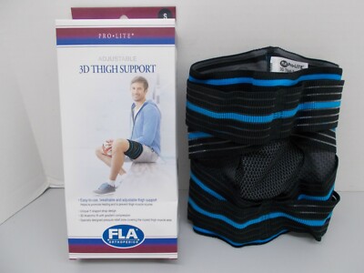 FLA Pro Lite Adjustable 3D Thigh Support, Choose Size S - XXL