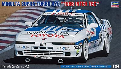 Hasegawa 1/24 MINOLTA SUPRA TURBO A70 1988 INTER TEC Model kit
