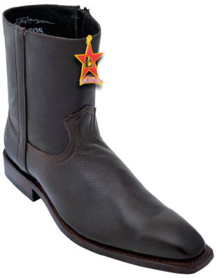 Los Altos Boots 168B5107 Brown Cafe Genuine Leather Ankle Boots Size 9 EE
