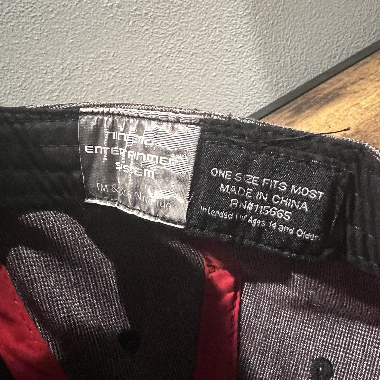 Nintendo NES Controller Hat - Gray/Black Adjustab… - image 6