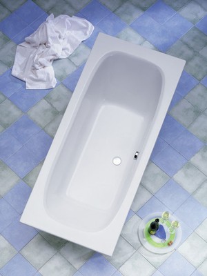 Ottofond Badewanne Malta 170 x 75 x 40 cm, 180 x 80 x 41 cm,  weiß, Acryl