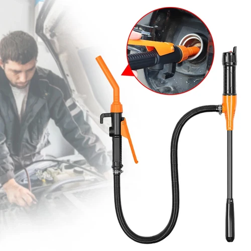 Portable Powered Battery Liquid Transfer Pump 2.4 GPM for Gasoline Diesel Fuel - Picture 2 of 24