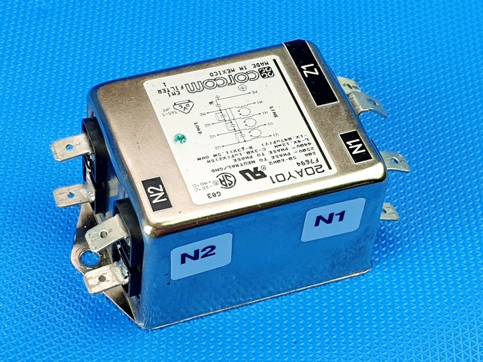 CORCOM 20AY01 F7694 EMI FILTER - Bild 2 von 3