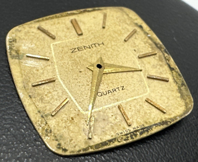 Zenith Quarz Zifferblatt 20x20, Hände Dauphine Original eta 956 Swiss Made