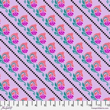 Tilt, Lavender - Anna Maria Fluent 100% Cotton Quilt Fabric by the yard