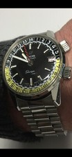 Plexi Glass  Enicar Sherpa jet GM MARK II VERY RARE PARTS ref 148-35-02-NO WATCH