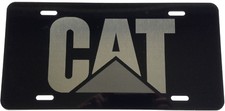 License Plate Cat Equipment Truck Auto Car Tag Aluminum