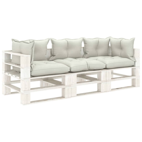 vidaxl-divano-da-giardino-pallet-3-posti-con-cuscini-beige-in-legno