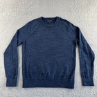 Blue Organic Cotton Pullover Crew Neck New Banana Republic Sweater Mens Medium