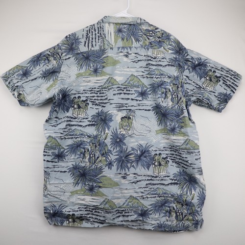 PROFILE Blue hawaii Hawaiian Shirt Sz 2X Made In United Arab Emrites 100% Cotton - Picture 8 of 11